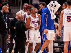 Tyrese Maxey, do 76ers, não tem nenhuma fratura no dedo mindinho direito torcido.