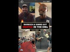 Os DMs foram BUMPIN ‘entre Simms e Barboza 👀 – Boxing News