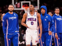 Fontes: Tyrus Maxey tem lesão no tendão do dedo, há 3 semanas