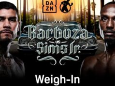 ARNOLD BARBOZA JR VS. KENNETH SIMS JR PESOS TRANSMISSÃO AO VIVO – Notícias do encaixotamento