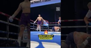 Bastou Adam Olaniyan em sua primeira luta 🤯 – Boxing News