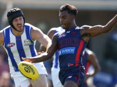 A estrela do Melbourne Demons voltou a Darwin para lidar com uma separação de relacionamento