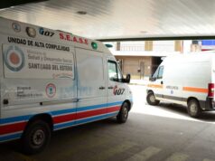 Um homem luta por sua vida após ser esfaqueado durante uma briga em Las Termas