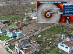 O nome ‘Melissa’ foi oficialmente retirado de futuros furacões após a destruição mortal na Jamaica