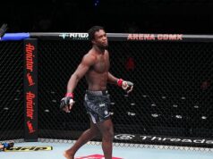 Damian Pinas dedica sua vitória de estreia no UFC a Dana White.