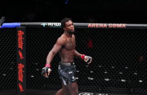 Damian Pinas dedica sua vitória de estreia no UFC a Dana White.