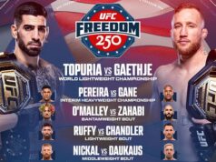 UFC revela luta de 6 lutas ‘Freedom 250’ na Casa Branca com dois nomes sendo inclinados
