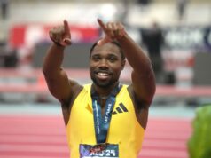 Jordan Anthony derrotou Noah Lyles pelo título nacional indoor dos 60m.