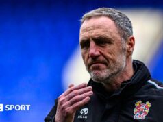 Andy Crosby: Gerente de demissão do Tranmere Rovers após 10 derrotas em 11 jogos.