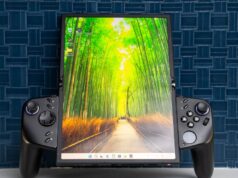 Este portátil para jogos do Windows possui uma tela que se dobra ao meio.