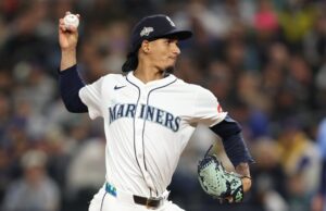 Mariners colocam RHP Carlos Vargas em IL com tensão lat.