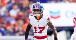 “Titãs assinam com WR Wan’Dale Robinson um contrato de 4 anos no valor de US$ 78 milhões” .