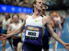 O mais rápido em 3K no Cole Hawker National Indoor Track Championships
