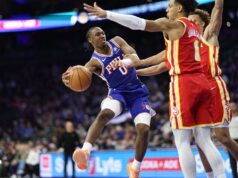 Hawks pretende encerrar a temporada de quatro jogos do 76ers