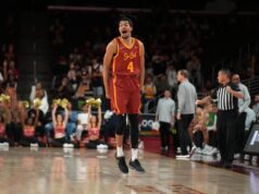 USC G/F Chad Baker-Mazara não está mais na equipe.