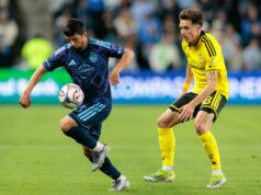 Empate da equipe contra o Sporting KC devido ao gol tardio