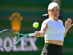 Yulia Potenseva mandou Paula Badusa embora na primeira rodada em Indian Wells.