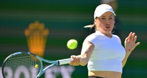 Yulia Potenseva mandou Paula Badusa embora na primeira rodada em Indian Wells.