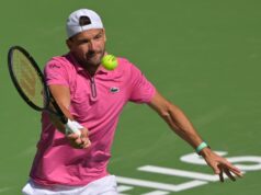 Grigor Dimitrov avança para encontrar Carlos Alcaraz em Indian Wells.