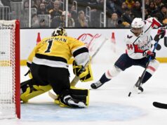 Os Bruins venceram seu 12º jogo consecutivo em casa contra os Capitals.