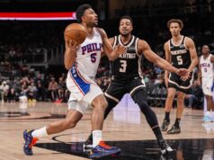 Jaylen Johnson ajudou os Hawks a atormentar os Sixers com uma varredura na temporada.