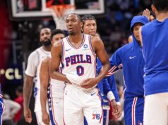 76ers All-Star G Tyrese Maxey (dedo) perderá pelo menos 2 jogos