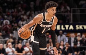 Os Hawks colocaram em jogo uma seqüência de 6 vitórias consecutivas contra a derrapagem de 7 jogos do Mavericks