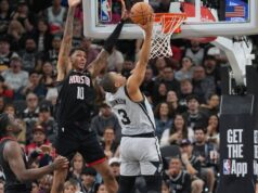 Os Spurs ultrapassam os Rockets e alcançam o maior total de pontos da temporada