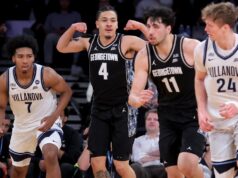 GRANDE RODADA DE TORNEIO DO LESTE: Georgetown surpreende Villanova e pega UConn em seguida.