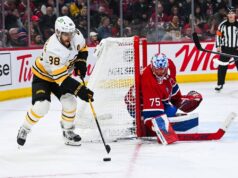 Os Bruins buscam terminar no regulamento contra os oscilantes Jets dos playoffs