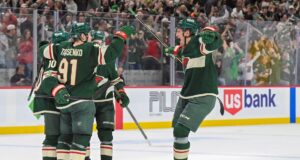 Vladimir Tarasenko levantou o Wild passado Stars em OT em um confronto central.