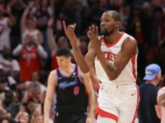 Resumo da NBA: Kevin Durant dos Rockets é o 5º na lista de maiores pontuadores de todos os tempos.