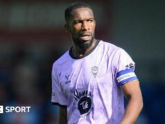 Fã da caça ao homem de Cardiff City acusado de fazer gesto racista em relação à capitã do Lincoln City, Tandy Daricova