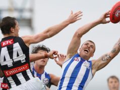 Os Cangurus roubaram um ponto com uma vitória em Ballarat na pré-temporada