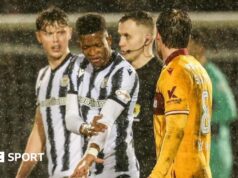 Motherwell: Callum Slattery banido por quatro jogos por simulação.