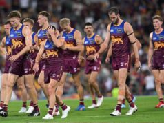 Draper no quadro depois que os Leões lesionados perderam o primeiro gol