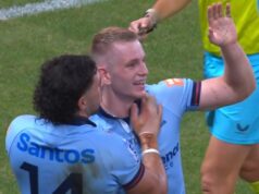 As habilidades de Barrett são superiores às dos Waratahs