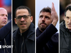 Corrida da Liga dos Campeões: Man Utd, Aston Villa, Liverpool, Chelsea, Brentford