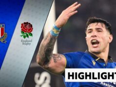 A Itália conquistou sua primeira vitória nas Seis Nações contra a Inglaterra.