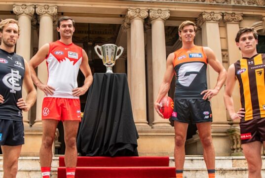 O chefe da AFL, Andrew Dillon, está de volta após a fratura de Peter V’landys