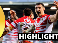 St Helens ultrapassou Bradford para reivindicar uma vitória difícil.