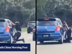 Clipe viral de homem malaio agarrado ao carro em movimento da ex-mulher leva à prisão em Johor