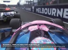 sua manobra milagrosa na largada, a reação de Russell e um pênalti inesperado