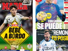 Passeio de bebê no Bernabéu, eles acreditam no Camp Nou…