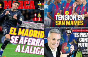 Capas após a dolorosa vitória do Real Madrid