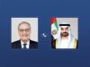 Mohammed bin Zayed e o Presidente da Confederação Suíça discutem por telefone a evolução da situação na região