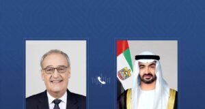 Mohammed bin Zayed e o Presidente da Confederação Suíça discutem por telefone a evolução da situação na região