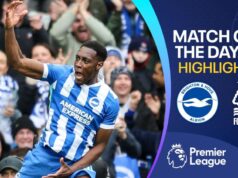 Apesar da surpresa de Gibbs-White, Forest foi derrotado em Brighton.