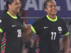 Fowler marcou na vitória contra os Matildas