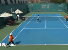 Conflito no Oriente Médio: tenistas fogem da quadra após ataque de drone iraniano nos Emirados Árabes Unidos, incêndio em terminal petrolífero próximo